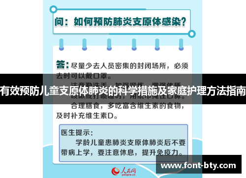 有效预防儿童支原体肺炎的科学措施及家庭护理方法指南